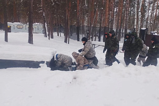 На базе отдыха «Стрелец» прошло состязание "Школа выживания"
