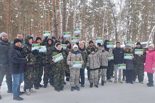 На базе отдыха «Стрелец» прошло состязание "Школа выживания"