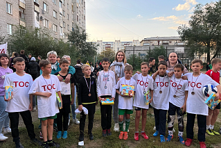 Российский детский фонд на пятом кубке по футболу среди ТОС 