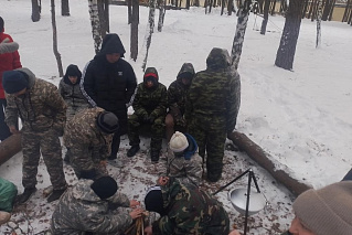 На базе отдыха «Стрелец» прошло состязание "Школа выживания"